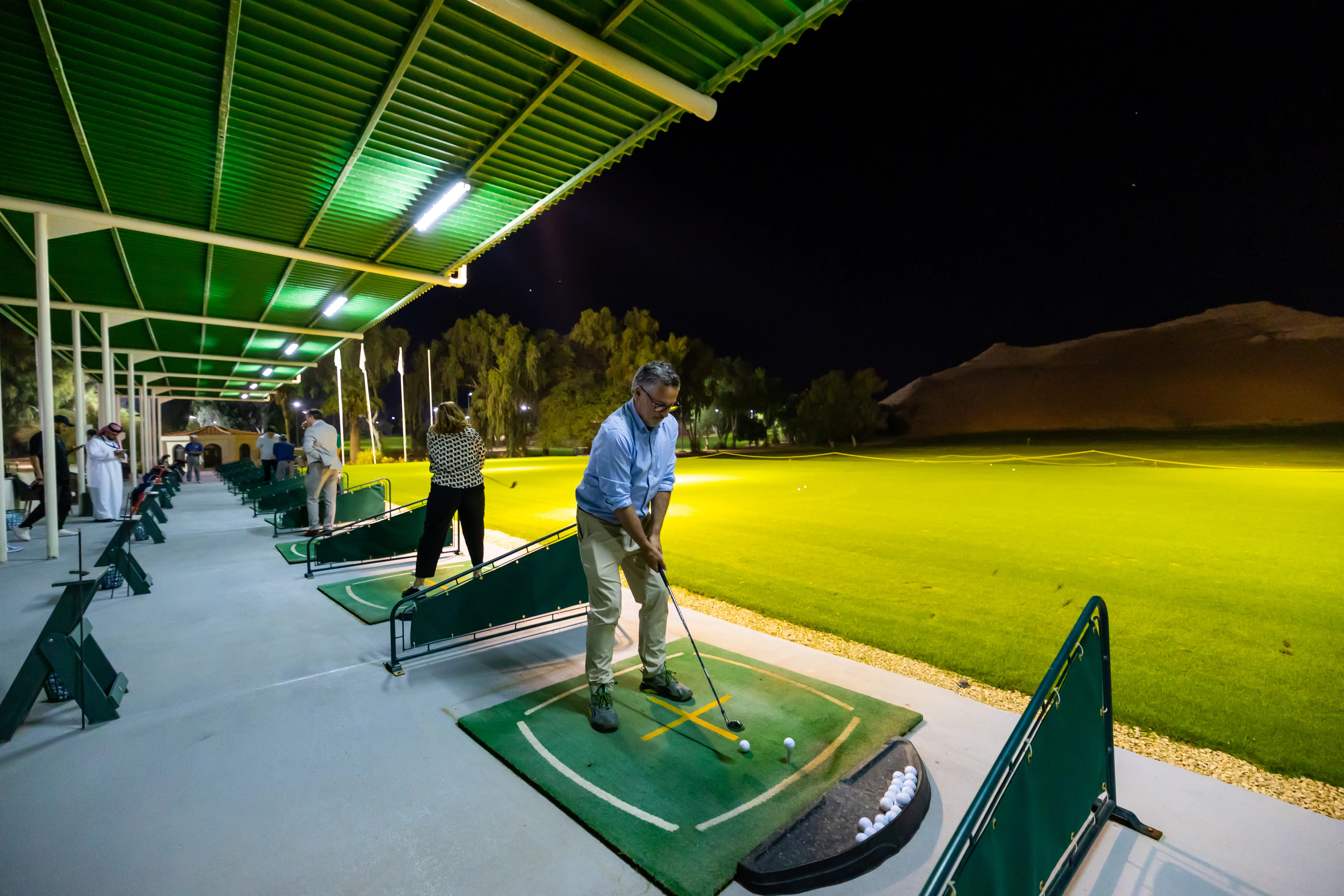 GOLFING