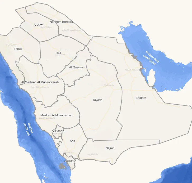 Rega map